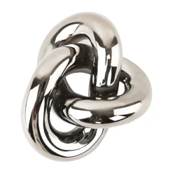 Discount Cooee Design Adorno Knot Table small, Light Silver Plateado
