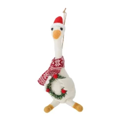 Outlet Bloomingville Adorno navideño Arlo 22 cm, Blanco