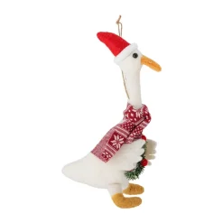 Outlet Bloomingville Adorno navideño Arlo 22 cm, Blanco