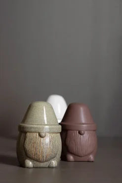 Outlet DBKD Adorno navideño Mister Santa Ø9.5 cm, Maroon Marrón