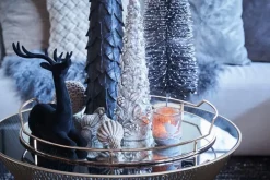 Online Lene Bjerre Adorno navideño Norille 12 cm, Mörkgrå Gris