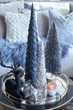 Online Lene Bjerre Adorno navideño Norille 12 cm, Mörkgrå Gris