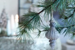 Online Lene Bjerre Adorno navideño Norille 12 cm, Mörkgrå Gris