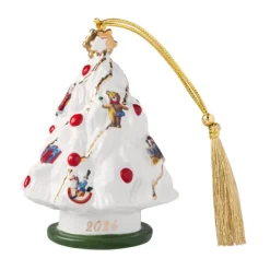 New Villeroy & Boch Adorno navideño, árbol Christmas Classics, Blanco