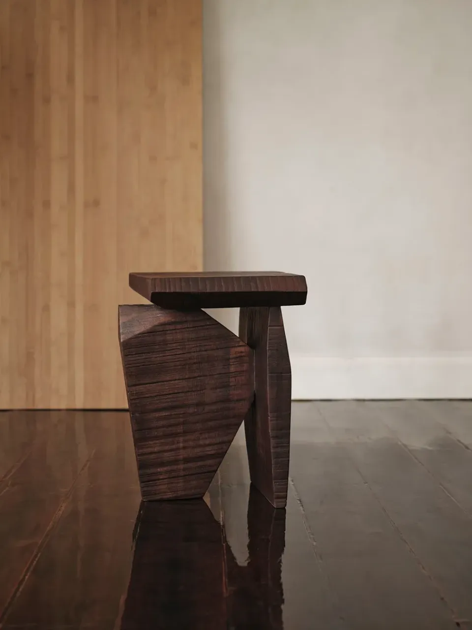 Ferm Living Adorno Silva Piece, Dark stained mango wood Marrón