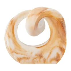 Clearance Bloomingville Adorno Swirl, Marrón MarrónBlanco