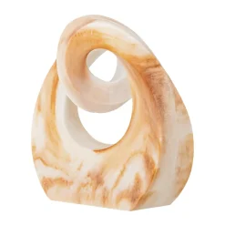 Clearance Bloomingville Adorno Swirl, Marrón MarrónBlanco