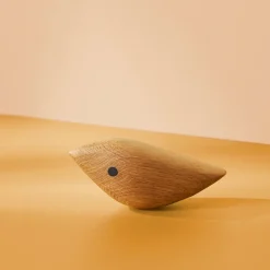Clearance Warm Nordic Adorno Twirling Bird XL, Roble Marrón