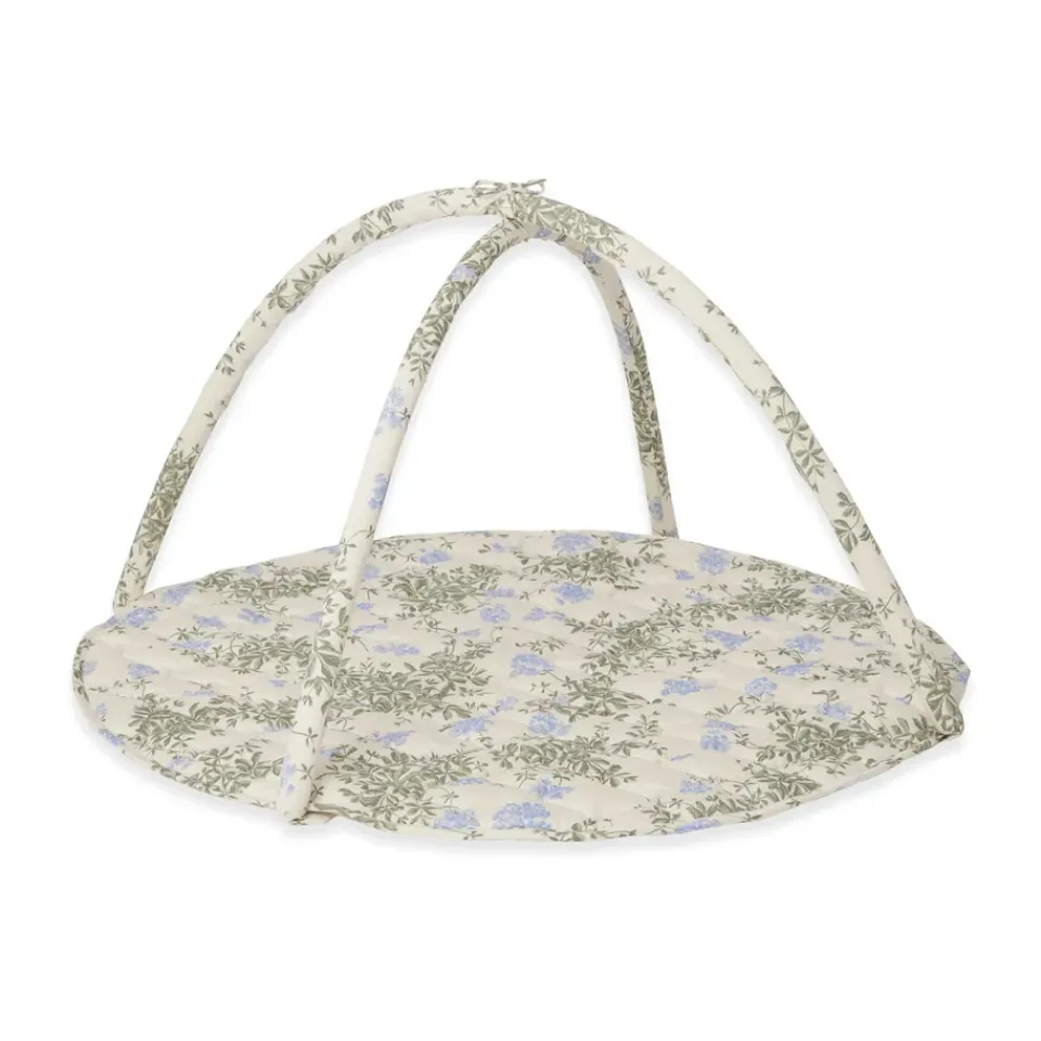 Clearance Garbo&Friends Alfombra de actividades acolchada satin Plumbago, Ø90 cm Beige