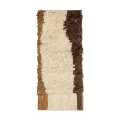 Clearance Ferm Living Alfombra de pared Edge Wall Rug 50x110 cm, Blanco roto - Café Beige