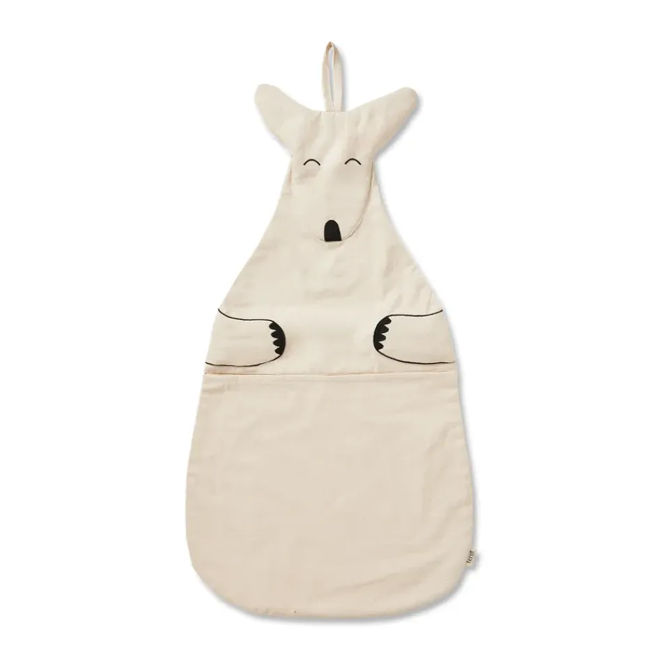 Clearance Ferm Living Almacenamiento de pared Kangaroo, Undyed Beige