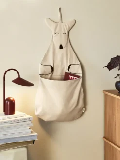 Clearance Ferm Living Almacenamiento de pared Kangaroo, Undyed Beige