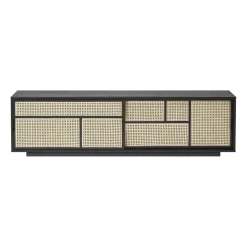 Sale Design House Stockholm Aparador Air low, , ratán Negro