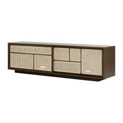 New Design House Stockholm Aparador Air low, Roble oscuro Marrón