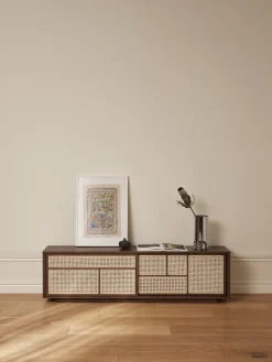 New Design House Stockholm Aparador Air low, Roble oscuro Marrón