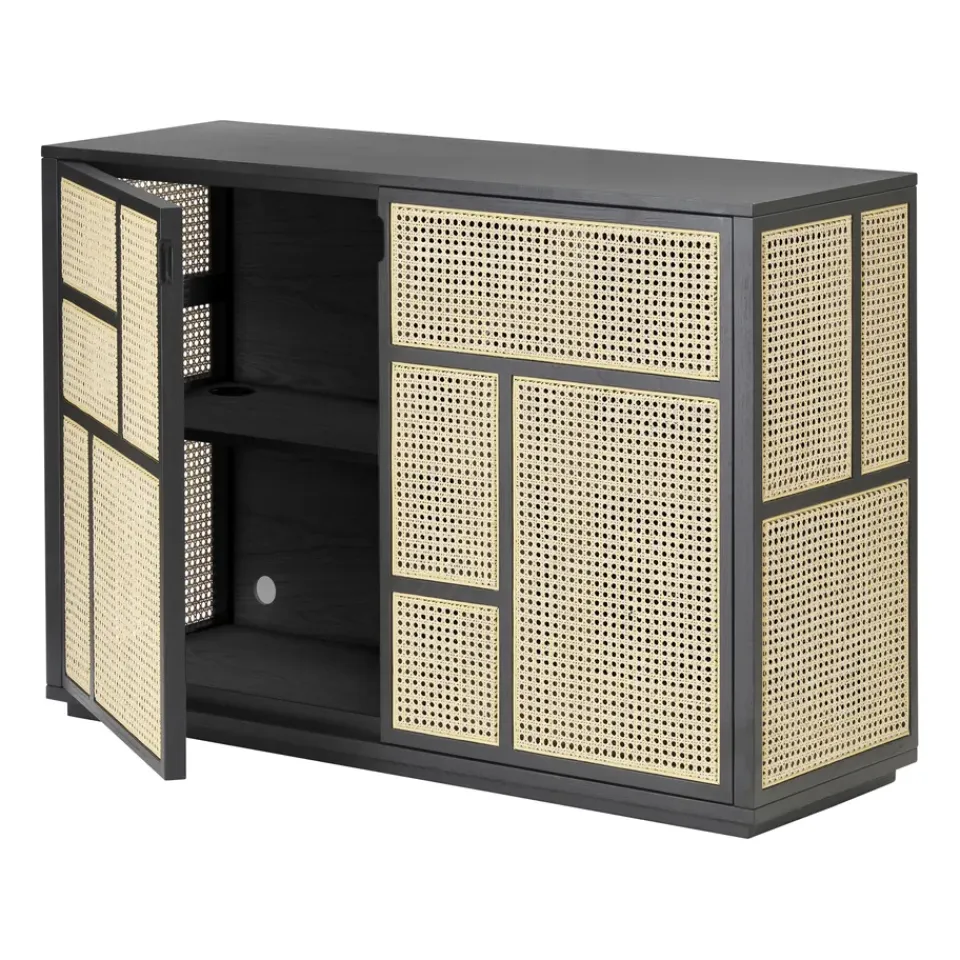 Clearance Design House Stockholm Aparador Air, Negro