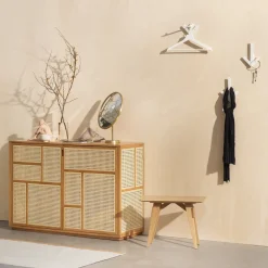 Best Design House Stockholm Aparador Air, Roble BeigeMarrón