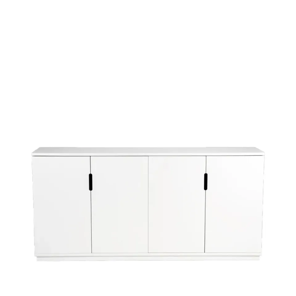 Clearance Mavis Aparador Aoko 77x160 cm, Lacado Blanco