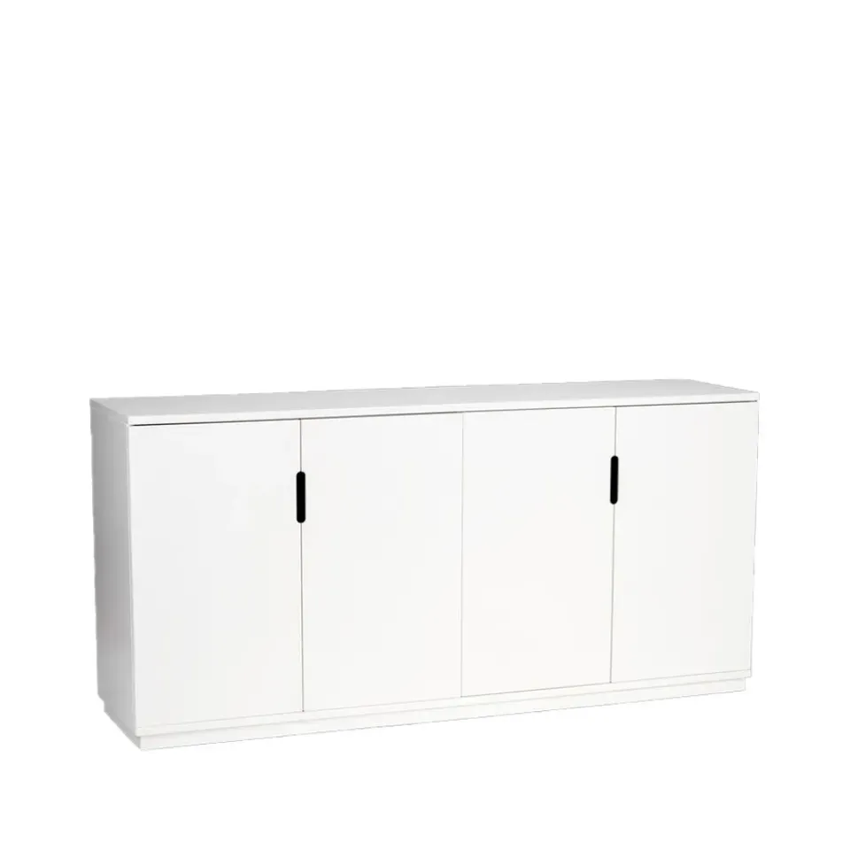 Clearance Mavis Aparador Aoko 77x160 cm, Lacado Blanco