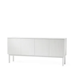 Hot A2 Aparador Beam, Lacado , base blanca Blanco