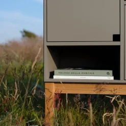 Discount Zweed Aparador Citti 6x3, Mole grey-base de roble lacado mate Gris