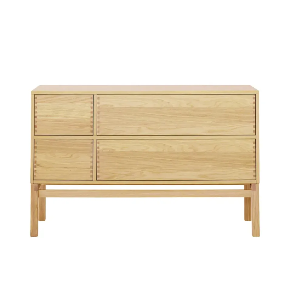 Discount 1898 Aparador Hylte 115,5x73 cm, Roble Beige