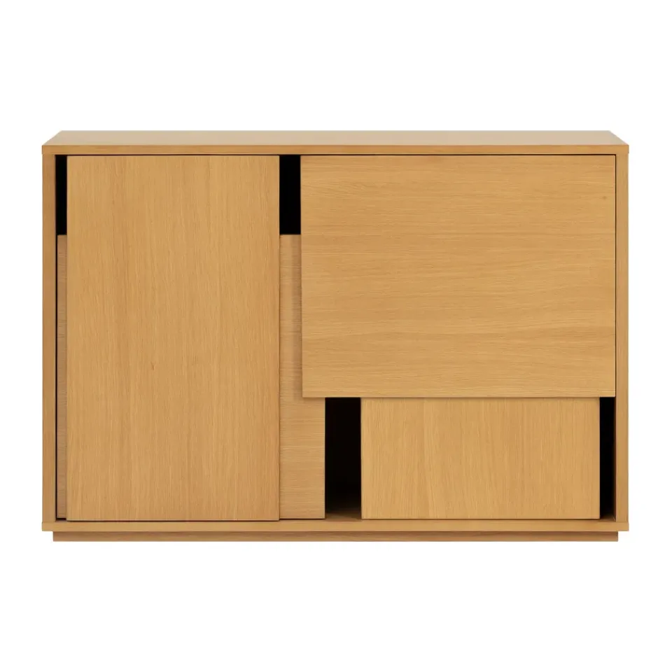 Outlet Design House Stockholm Aparador Layer, Roble, 120×82 cm Beige