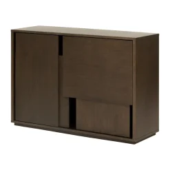 Sale Design House Stockholm Aparador Layer, Roble oscuro, 120×82 cm Marrón