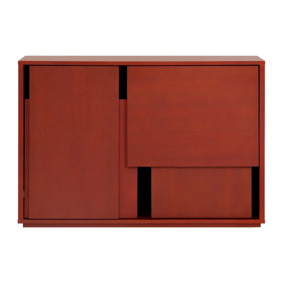 Online Design House Stockholm Aparador Layer, , 120×82 cm Rojo