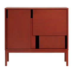 Hot Design House Stockholm Aparador Layer, , 120x110, con patas Rojo
