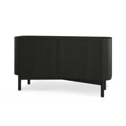 Sale Northern Aparador Loud long 146 cm, Black painted oak Negro