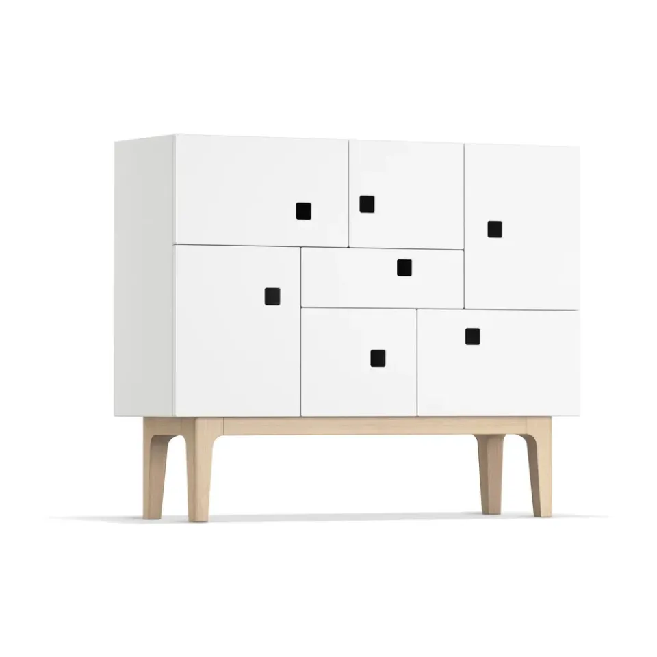 Hot Zweed Aparador Peep C1, , roble pigmentado Blanco