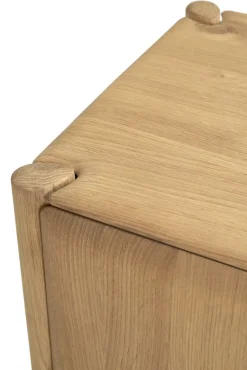 Clearance Ethnicraft Aparador PI, Roble, 4 puertas Marrón
