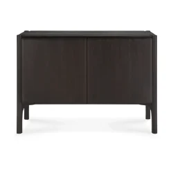 Outlet Ethnicraft Aparador PI, Teca dark brown, 2 puertas Marrón