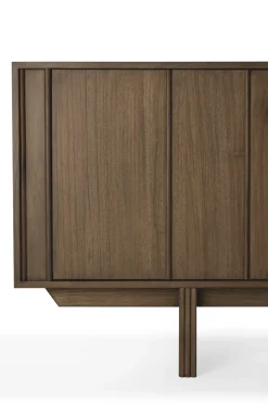 Hot Ethnicraft Aparador Pillar, Teak salvaje, 169 cm Marrón