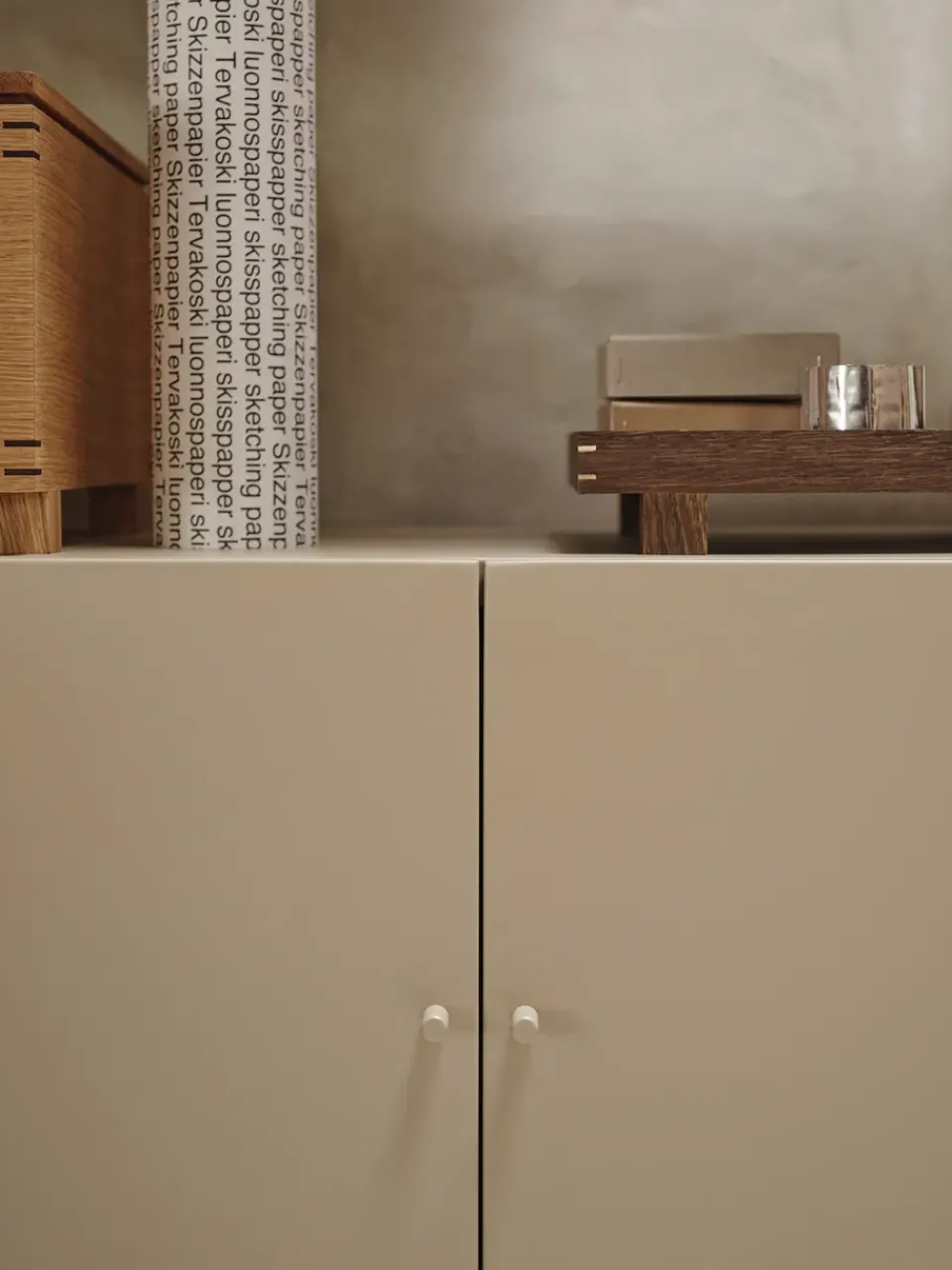 Outlet Ferm Living Aparador Punctual 41,6x91,5 cm, Cashmere Beige