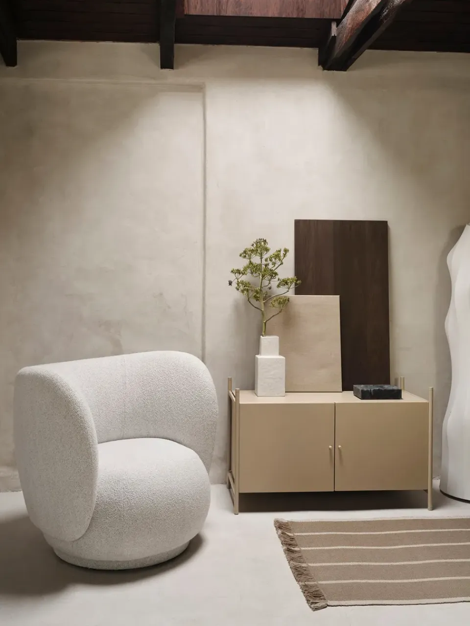 Outlet Ferm Living Aparador Punctual 41,6x91,5 cm, Cashmere Beige