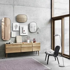 Clearance Muuto Aparador Reflect large, Oak Marrón