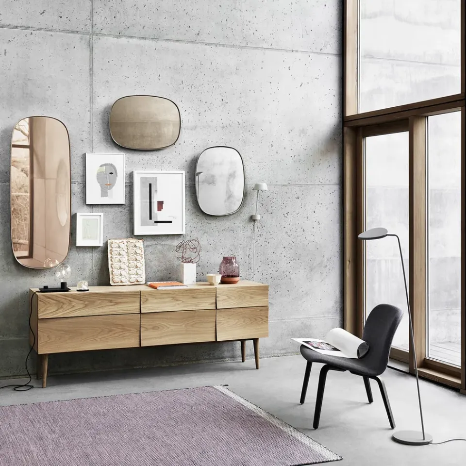 Clearance Muuto Aparador Reflect large, Oak Marrón