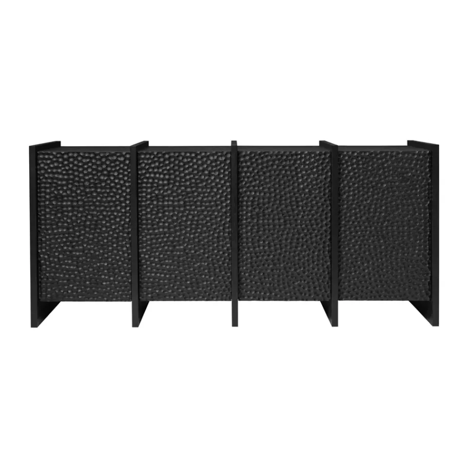 Hot Ferm Living Aparador Scarni, Fresno teñido oscuro, 163x50x74 cm Marrón