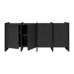 Hot Ferm Living Aparador Scarni, Fresno teñido oscuro, 163x50x74 cm Marrón