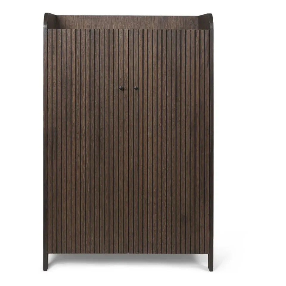 Ferm Living Aparador Sill Low, Dark stained oak Marrón