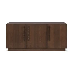 Sale Ferm Living Aparador Unda 146x68x50 cm, Roble manchado oscuro Marrón
