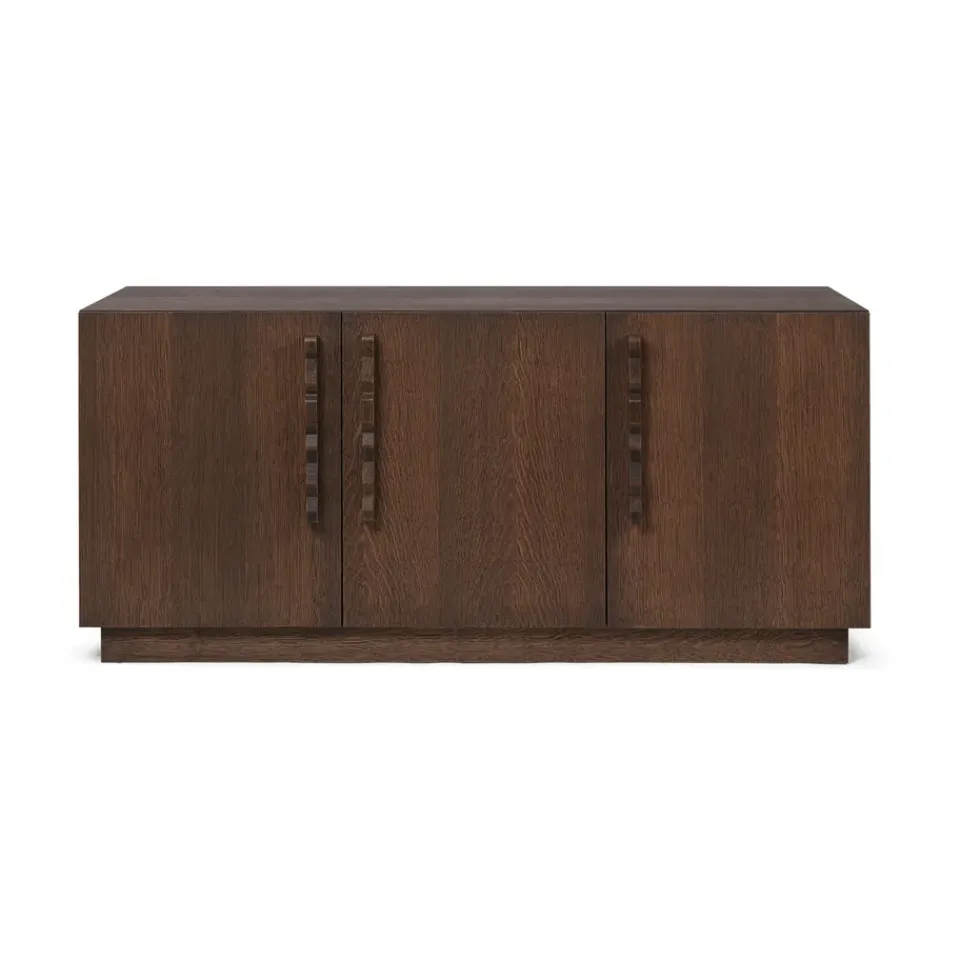 Sale Ferm Living Aparador Unda 146x68x50 cm, Roble manchado oscuro Marrón