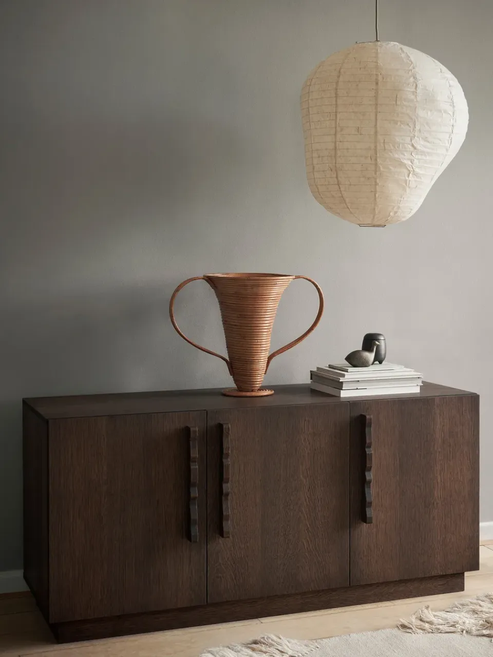 Sale Ferm Living Aparador Unda 146x68x50 cm, Roble manchado oscuro Marrón