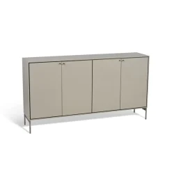 Clearance Mavis Aparador Volt 80x148 cm, -acero inoxidable Beige