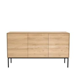 Online Ethnicraft Aparador Whitebird, Roble-metal 3 puertas Beige