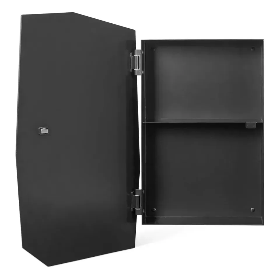 Sale Ferm Living Armario con espejo Shard 37,7x57,7 cm, Black Negro