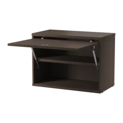 Sale String Armario con puerta abatible , Roble oscuro, 58×30 cm Marrón