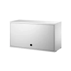 Outlet String Armario con puerta abatible , , 78x30 cm Gris